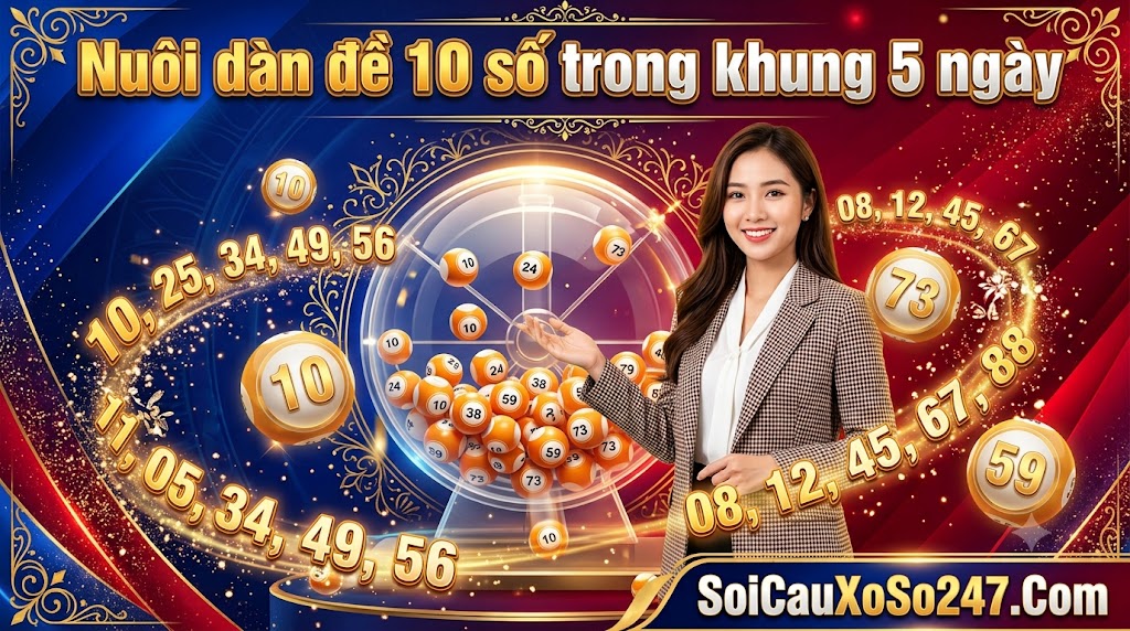 Nuôi dàn đề 10 số trong khung 5 ngày Nuôi dàn đề 10 số trong khung 5 ngày