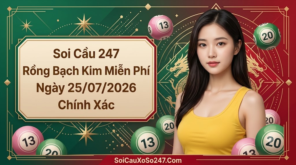 Soi Cầu 247 Rồng Bạch Kim Miễn Phí Ngày 25/07/2026