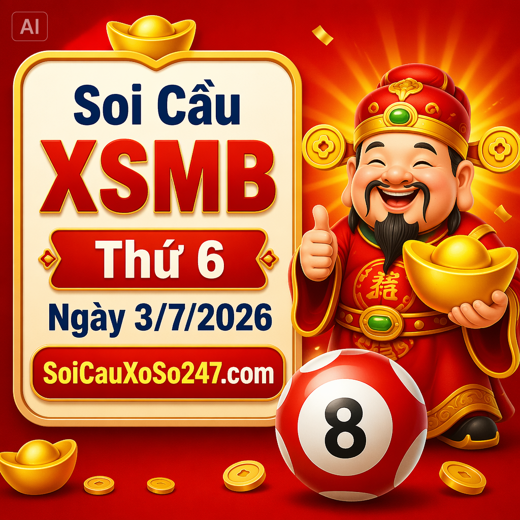Soi Cầu XSMB Thứ 6 Ngày 03/07/2026