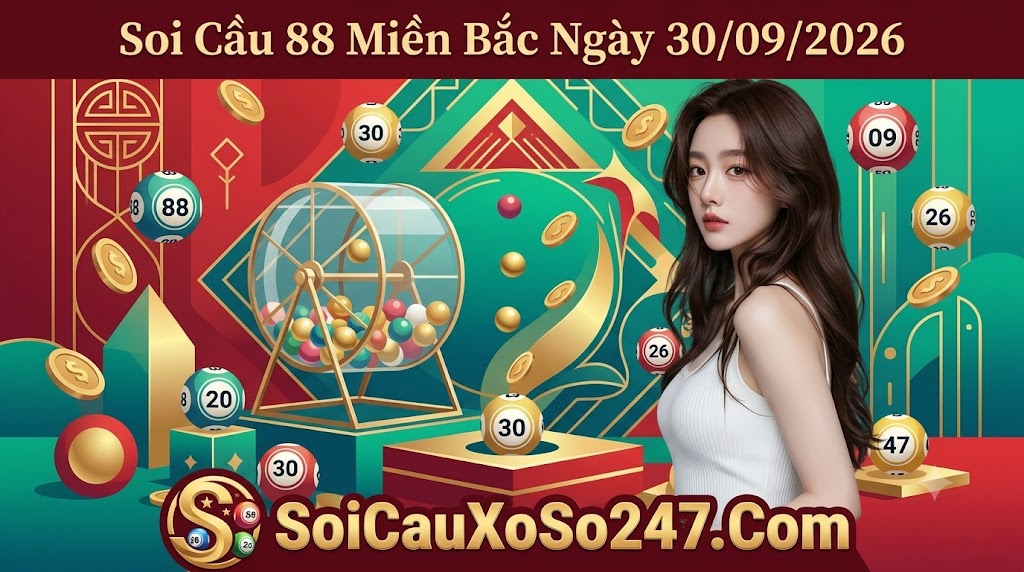 Soi Cầu 88 Miền Bắc 30/09/2026 Soi Cầu 88 Miền Bắc 30/09/2026